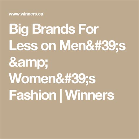 winne4s|Big Brands For Less on Men's & Women's Fashion .